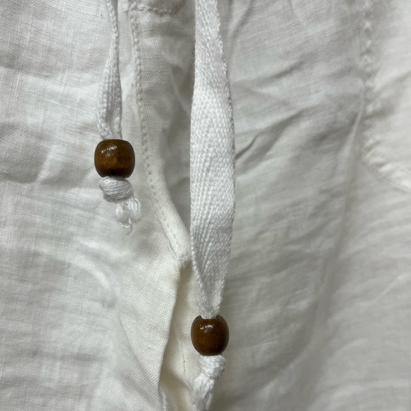 Guess brand linen white pants size XL Front and back pockets - Picture 7 of 8